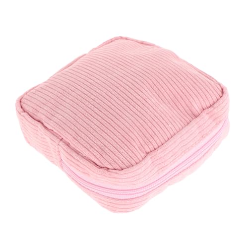 Ipetboom Kleiner Kosmetiktasche Damen Tragbare Stoff Make Up Tasche Reise Organizer für Hygieneartikel Kleine Aufbewahrungstasche für Damenbinden Stilvolle und Praktische Kosmetiktasche von Ipetboom