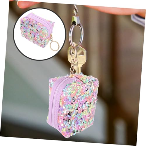 Ipetboom Mini Schlüsselanhänger Geldbörse mit Funkelnden Pailletten Kleines Münzfach und Kosmetiktasche Kompakte in Regenbogenfarben Robust und Modisch für Alltag und Schule Ipetboom Mini Schlüsselanhänger Geldbörse mit Funkelnden Pailletten Kleines Münzfach und Kosmetiktasche Kompakte in Regenbogenfarben Robust und Modisch für Alltag und Schule von Ipetboom