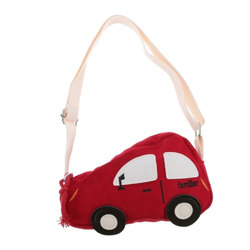 Ipetboom Mini Umhängetasche Für Junge Mädchen Cartoon Schultertasche Verstellbare Träger Leicht Bequem Für Snacks Geld Spielzeug Rote Handtasche Für Mädchen von Ipetboom