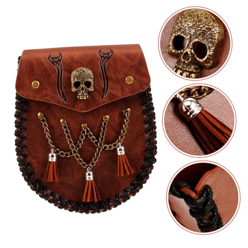 Ipetboom Mittelalterliche Hüfttasche Aus Kunstleder Vintage-geldbörse Mit Beuteltasche Geeignet Für Partys Festivals Und Cosplay-anlässe Tragbar Und Kompakt Für Persönliche Gegenstände von Ipetboom