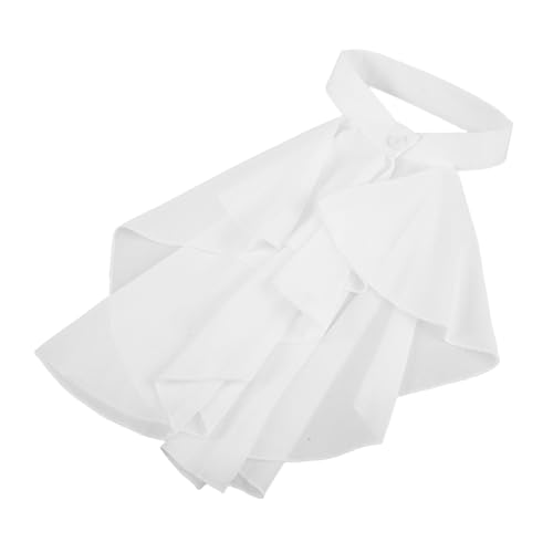 Ipetboom Gerüschter Abnehmbarer Falscher Kragen Eleganter Chiffon-rüschenkragen Falscher Kragen Für Herren Und Damenbekleidung Retro-design Für Bühnenauftritte Und Themenpartys von Ipetboom