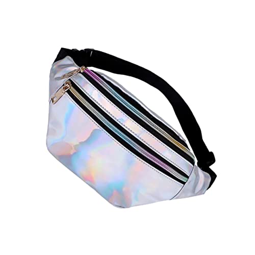 Ipetboom Diebstahlsichere Tasche Für Damen Glitzernd Schillernd Quer Fürs Fitnessstudio Reflektierend Glitzernd Gürtel Stilvolle Taschen Riemen Brust Mehrere Beutel Kleine von Ipetboom