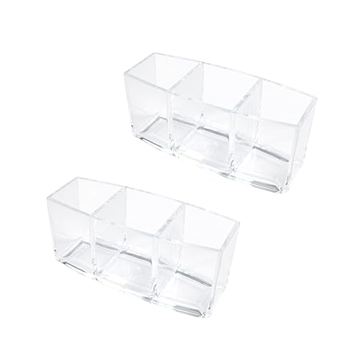 Ipetboom Kosmetik-aufbewahrungsbox Mit 3 Abschnitten – Make-up-organizer Aus Acryl Transparenter Schreibtisch-aufbewahrungskoffer Make-up-aufbewahrungsschubladen von Ipetboom