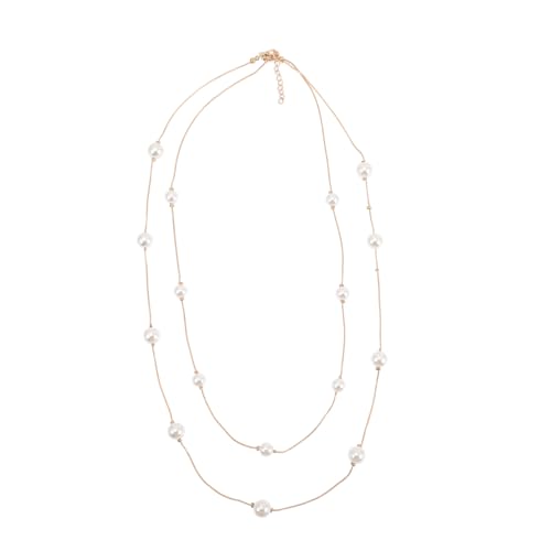 Ipetboom Moderne Mehrlagige Lange Perlenkette Damen Schmuck Faux Perlen Design Elegant für Alltag Party für Mutter Tochter Freundin Ipetboom Moderne Mehrlagige Lange Perlenkette Damen Schmuck Faux Perlen Design Elegant für Alltag Party für Mutter Tochter Freundin von Ipetboom