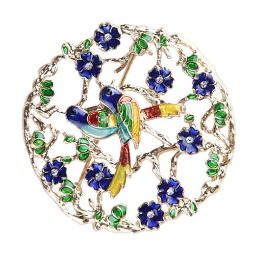 Ipetboom Moderne Tierbrosche Emaille Anstecknadel mit funkelndem Girlanden Design Vielseitige Schmuck Corsage für Damen Kleidung Einfach zu Befestigen für Pullover Mantel Kleid und Tasche von Ipetboom
