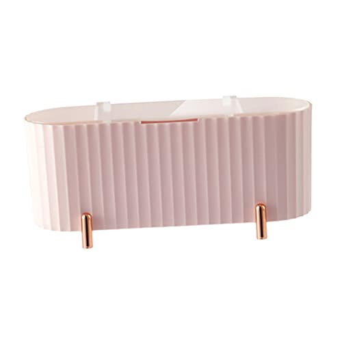 Ipetboom Modische Make-up-aufbewahrungsbox Mit Großer Kapazität Staubschutz Einfaches Design Für Den Schreibtisch-organizer von Ipetboom