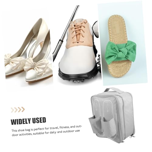 Ipetboom Multifunktionale Reise Schuhbeutel aus Robustem Oxford mit Reißverschluss Leichter Kompakter Schuhorganizer für Damen und Herren zum Schutz Ordentlichen Aufbewahrung Unterwegs von Ipetboom
