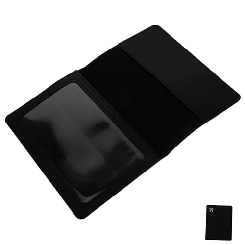 Ipetboom Multifunktionaler Reisepasshalter aus PU Kunstleder Schutz für Reisepass und Führerschein Praktischer Passport Storage Holder Reiseausstattung für Damen und Herren von Ipetboom