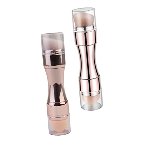 Ipetboom 2stücke Kosmetikpinsel Lidschatten Concealer Foundation Pinsel Mit Dichten Pinselhaaren Für Angenehmes Make-up-erlebnis Tragbar Für Frauen von Ipetboom