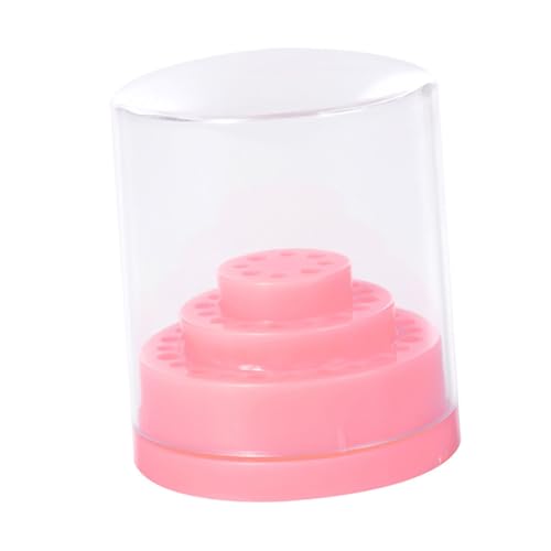 Ipetboom Nagelfräser Bit Halter Aufbewahrungsbox mit Löchern Organizer für und Heimgebrauch Staubdichter Nagelbohrer Display Container Rosa Ipetboom Nagelfräser Bit Halter Aufbewahrungsbox mit Löchern Organizer für und Heimgebrauch Staubdichter Nagelbohrer Display Container Rosa von Ipetboom