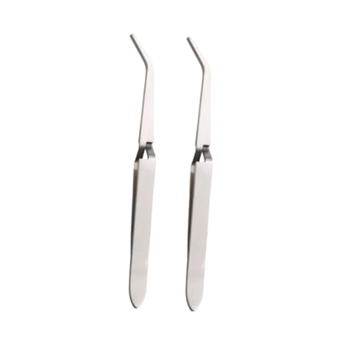 Ipetboom Nagelkunst-werkzeug-set 2-teilig Edelstahl-pinzette Nagelkunst-skulptur-clip Für Den Einsatz in Der Nagelkunst von Ipetboom