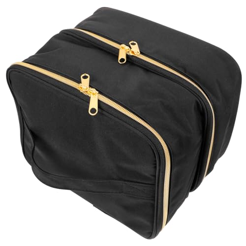 Ipetboom Nail Polish Organizer Tasche Doppelschichtiger Tragbarer Aufbewahrungsbeutel Für Nagellackflaschen Wasserdichtes Make-up Accessoire Für Kosmetikliebhaber von Ipetboom