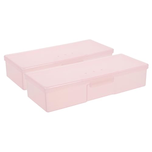 Ipetboom 2stücke Nagelwerkzeuge-aufbewahrungsbox Organizer Für Nagelzubehör Aufbewahrungsbox Für Künstliche Nägel Tragbarer Maniküre-organizer von Ipetboom