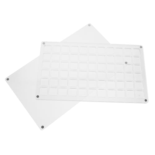 Ipetboom 66gitter Acryl Organizer Für Nagelschmuck Fächer Transparenter Aufbewahrungskoffer Für Nail Art Vielseitig Einsetzbar Zur Sortierung Von Nageldiamanten Und Kleinen von Ipetboom