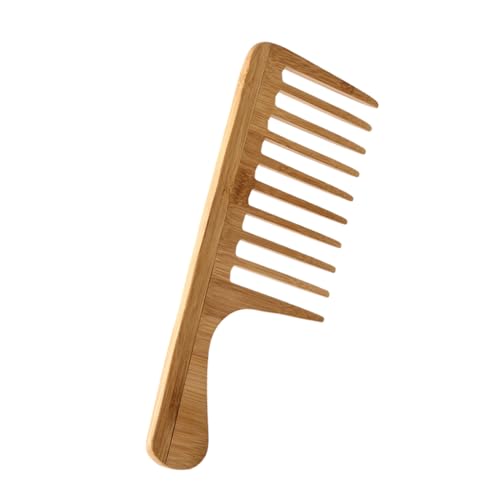 Ipetboom Kamm Mit Breiten Zähnen Für Männer Aus Robustem Bambusmaterial Professioneller Friseurkamm Für Styling Und Reise Geeignet Für Voluminöse Frisuren Und Präzises Haarensortieren von Ipetboom