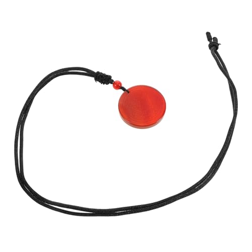 Ipetboom Natürliche Kristallstein Halskette Damen Rundes Anhänger Floral Graviert Langlebiger Schmuck Modisch Leicht Kombinierbar für Alltag und Party von Ipetboom