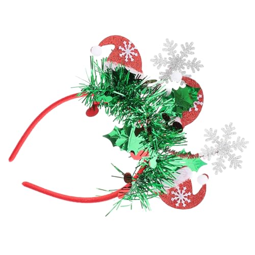 Ipetboom Neuer Titel Buntes Weihnachts-stirnband Glitzerndes Haarband Für Silvester Weihnachtsfeiern Als Festliches Kostüm-accessoire Für Damen Und Herren Passt Für Kopfgrößen von Ipetboom
