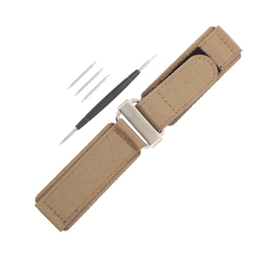 Ipetboom Nylon Uhrenarmband mit Robustem Stahlverschluss Verstellbares Atmungsaktives Armband für Herren und Damen Strapazierfähig Komfortabel für Outdoor sportarten Wie Laufen Radfahren von Ipetboom