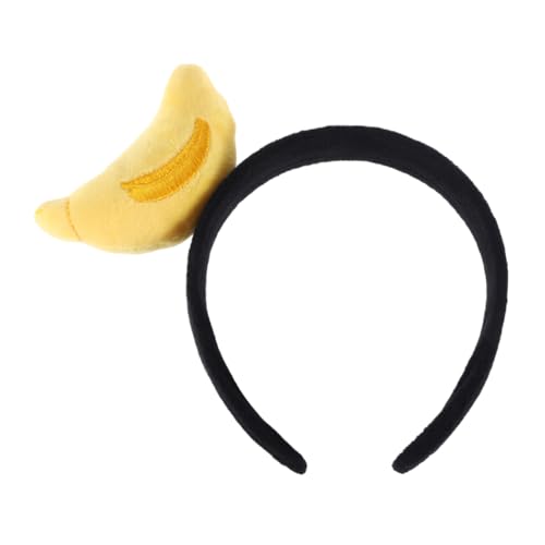 Ipetboom Bananen-plüsch-haarreif Faltbares Stirnband Obst- Für Mädchen Cosplay-haar-accessoires Ipetboom Bananen-plüsch-haarreif Faltbares Stirnband Obst- Für Mädchen Cosplay-haar-accessoires von Ipetboom