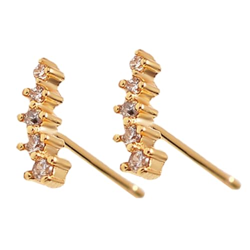 Ipetboom Ohrstecker Damen mit Funkelnden Strasssteinen und Modisch Langlebig und Angenehm zu Tragen Perfektes für Freundin Mutter und Besondere Anlässe von Ipetboom
