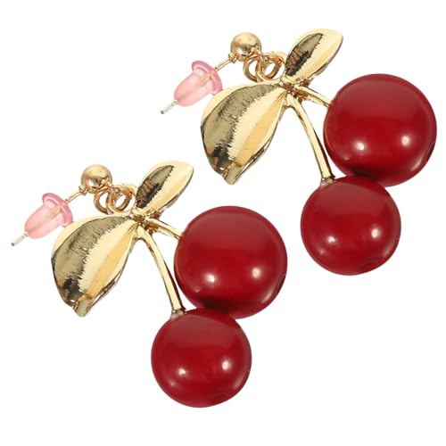 Ipetboom Ohrstecker mit Schleifen Design Ohrhänger in Kirschform Glänzend und Langlebig Geeignet für Alltag Party Hochzeit und Besondere Anlässe Ipetboom Ohrstecker mit Schleifen Design Ohrhänger in Kirschform Glänzend und Langlebig Geeignet für Alltag Party Hochzeit und Besondere Anlässe von Ipetboom