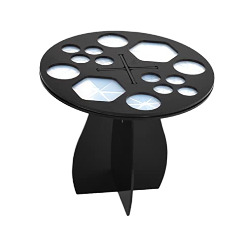 Ipetboom Organisieren Sie Ihre Make-up-sammlung – Pinselhalter Mit 14 Löchern Schwarz Make-up-pinsel-organizer Aus Acryl von Ipetboom