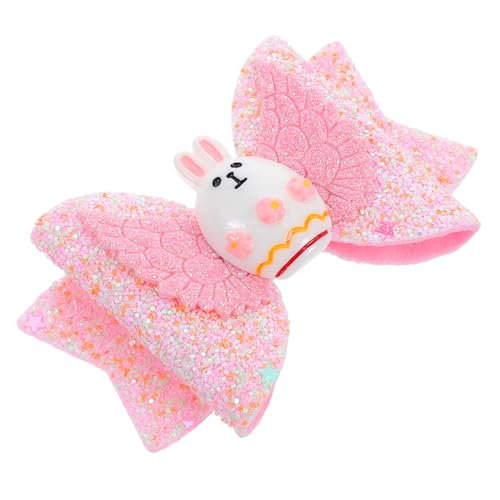 Ipetboom Süße Osterhasen Haarschmuck Mit Glitzer Für Mädchen Adorable Cartoon-bow-haarspangen Für Ostern Geburtstagsfeiern Und Bühnenauftritte Langlebige Und Festliche Haaraccessoires von Ipetboom