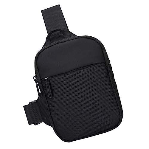 Ipetboom Outdoor Crossbody Bag für Männer Verstellbare wasserdichte Brusttasche für Freizeit Sport Reisen Praktische Taillenbeutel für Kreative Gestaltungen von Ipetboom