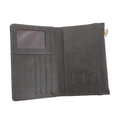Ipetboom PU Passport Holder with RFID Id Card Wallet for Credit School Name Cards Compact Design Durable von Ipetboom