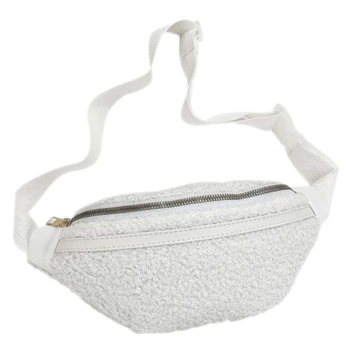 Ipetboom Stylische Frauen Bauchtasche Einstellbare Weiche Fanny Pack Für Reisen Laufen Und Freizeit Minimalistisches Design Weiß Für Studenten Und Outdoor-aktivitäten von Ipetboom