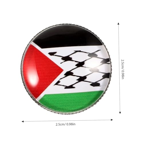 Ipetboom Palästina Flaggen Anstecker aus Metall Dekorative Palästina Brosche Pin Stilvolles Patriotisches Accessoire für Kleidung Taschen und Hüte Vielseitiger Filistin Bayraklı Schmuck von Ipetboom