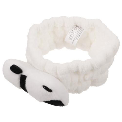 Ipetboom Panda-stirnband Panda-make-up-haarband Haarband Mit Cartoon-gesicht Spa-gesichtsstirnbänder Saugfähige Yoga-stirnbänder Für Frauen Mädchen Puppe Korallenvlies Makeup Entferner von Ipetboom