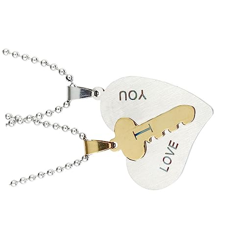 Ipetboom Partner Halskette für Damen und Herren Stilvoller Runder Perlenanhänger Langlebiger Modeschmuck für Besondere Anlässe Wie Geburtstage und Hochzeiten von Ipetboom