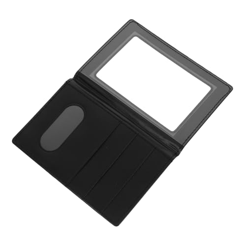 Ipetboom Passinhaber Fenster Reiseorganisator Damen Schild Veranstalter Modischer Reisepasshalter Bester Reisepasshalter für Reisen Passhülle Passbuch Passerbeutel PVC Black von Ipetboom