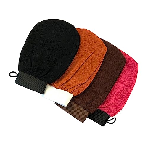 Ipetboom Badetuch-handschuhe 4er-set Peeling-duschhandschuhe Keine Blasen Kein Dampf Für Männer Und Frauen Leicht Zu Tragen Verwendung Macht Die Haut Glatt Und Schön von Ipetboom