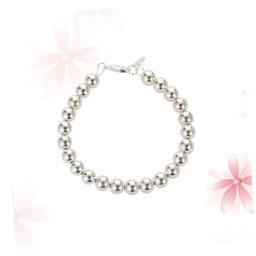 Ipetboom Perlenkette Armband Aus Metall Für Damen Mädchen Perlenarmband Als Schmuck Geschenk Elegantes Damenarmband Mit Perlenkette von Ipetboom