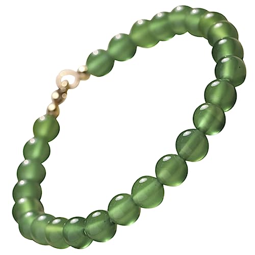 Ipetboom Perlenarmband Grünem Achat für Damen Stilvolles Elegantes Armband Einzigartiges Design Zieht Blicke von Ipetboom