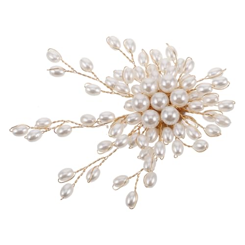 Ipetboom Perlenbrosche für Damen Vielseitiger Anstecker mit Schneeflockenblüten Design für Kleidung Schals und Formelle Anlässe Schmuckstück für von Ipetboom