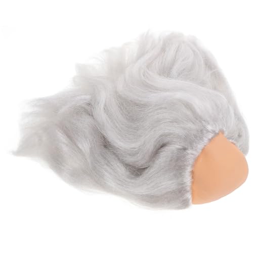 Ipetboom Perücke Halloween Haarteil clown kostüm weiße Glatze Lustige Kostüme Alter Mann Kostüm für Erwachsene Opa-Kostüm für Erwachsene Haarschmuck für Clownkostüme chemische Faser von Ipetboom