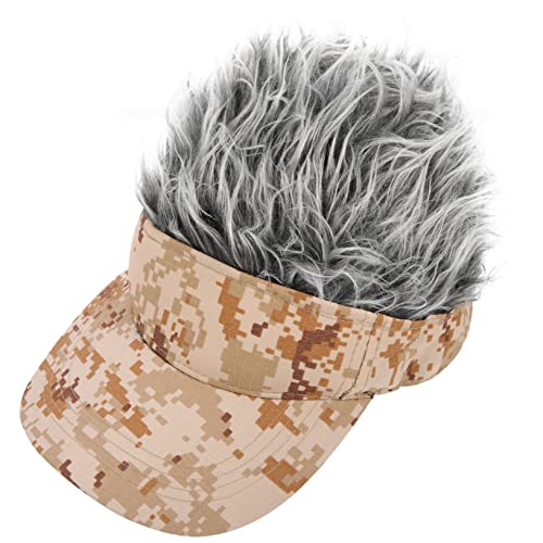 Ipetboom Baseballkappe Mit Hutperücke Für Damen Herren Baseballmütze Cosplay-zubehör Hutperücke Für Party Geburtstagsgeschenk von Ipetboom