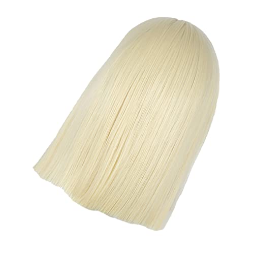 Ipetboom Lace Front Perücke Für Damen Aus Echtem Haar Kurze Gerade Hochtemperatur-synthese Für Partys Hochzeiten Und Täglichen Gebrauch Verstellbar Und Leicht Für Einen Perfekten Sitz von Ipetboom