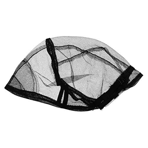 Ipetboom Schwarze Perückenkappe Aus Mesh-material Elastisch Und Anpassbar Für Damen Mit Perücken Atmungsaktiv Und Schweißabsorbierend von Ipetboom