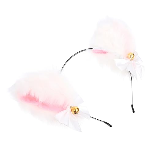 Ipetboom Plüsch Stirnband Mit Katzenohren Cartoon Haarreif Für Kinder Und Erwachsene Party Zubehör Cosplay Accessoire Mit Glocke Leicht Und Angenehm von Ipetboom