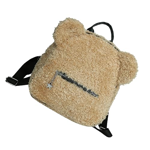 Ipetboom Plüsch-Rucksack Für Mädchen Umhängetasche Schultertasche Aus Hochwertigem Material Vielseitig Einsetzbar Für Schule Reisen Einkaufen von Ipetboom