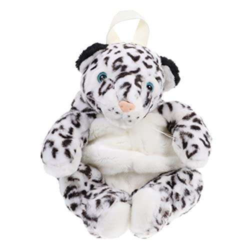 Ipetboom Plüsch Tier Rucksack Für Junge Mädchen Cartoon Tasche Leopard Design Mit Ausreichend Stauraum Für Täglichen Bedarf Als Puppe Oder Rucksack Tragbar von Ipetboom