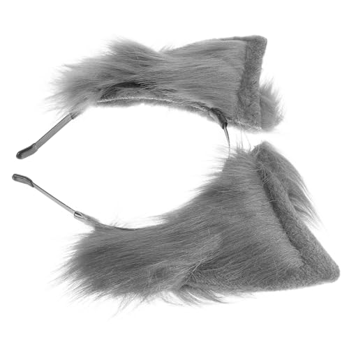 Ipetboom Haargummi Haarschmuck Ohr Stirnband Fuchsohr Haarreifen Katzenohr-stirnbänder-party Stirnbänder Für Stirnband Mit Wolfsohren Haarband Tiara Plüsch Damen Dropshipping Zubehör von Ipetboom