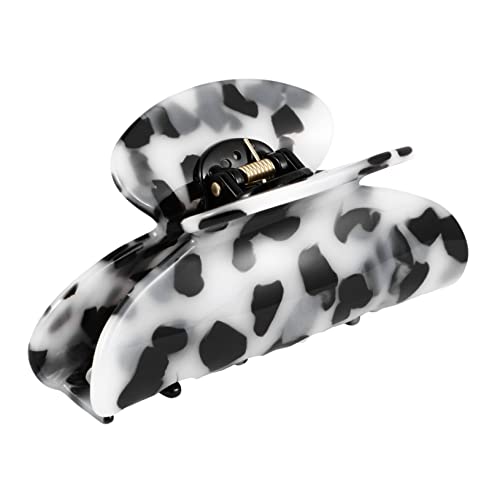 Ipetboom Acryl Haarklammer Retro Haarspange Für Damen Große Schildkrötenhaarklammer Gezahnte Haarspange in Weiß Haaraccessoire Für Tägliche Frisuren von Ipetboom