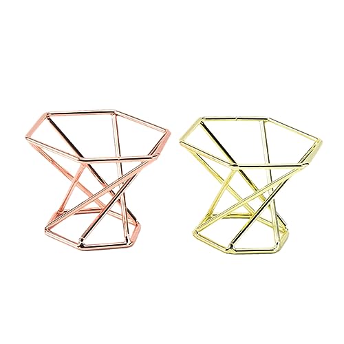 Ipetboom 2stücke Edelstahl Powder Puff Eleganter Aufbewahrungsständer Für Make-up Schwämme Und Puder Stilvoller Eierhalter Für Kosmetik Und Roségold Für Frauen Und Mädchen von Ipetboom