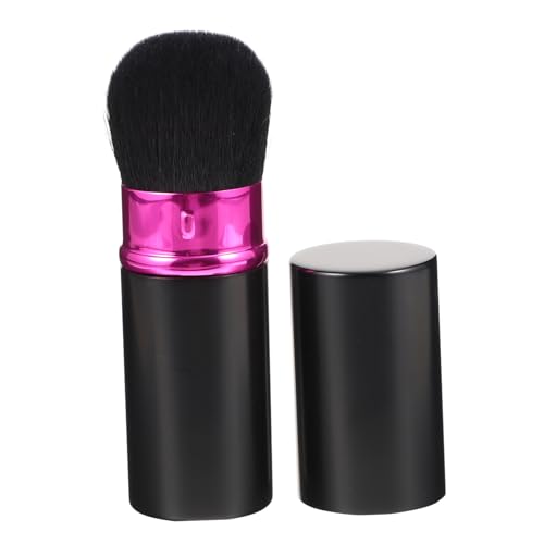Ipetboom Puderpinsel Für Make-up Kosmetikpinsel Foundation-pinsel Tragbar Kompakt Geeignet Für Damen Und Mädchen Schwarz Und Violett von Ipetboom