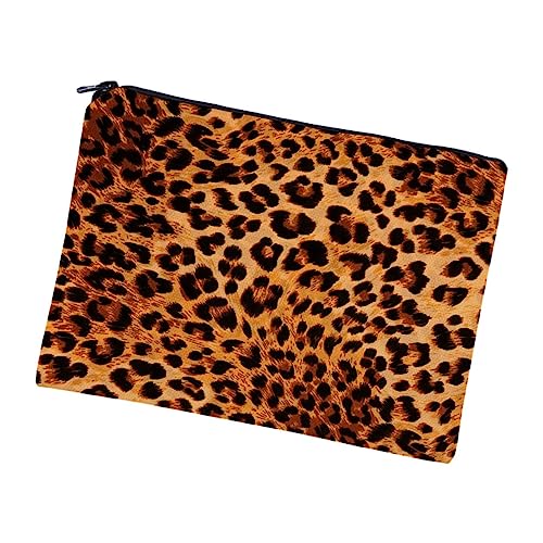 Ipetboom Leopard Muster Kosmetiktasche Tragbare Wasserfeste Make-up Tasche Für Reisen Multifunktionale Handtasche Für Damen Für Kosmetik Und Pflegeprodukte von Ipetboom